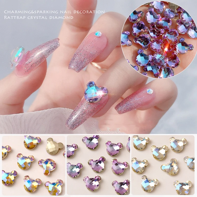 New arrivals!Shiny Crystal Rhinestones Heart Nail Gems Glitter Stone  Diamond for Nail Art Garment Decorations Rhinestones Crafts - AliExpress