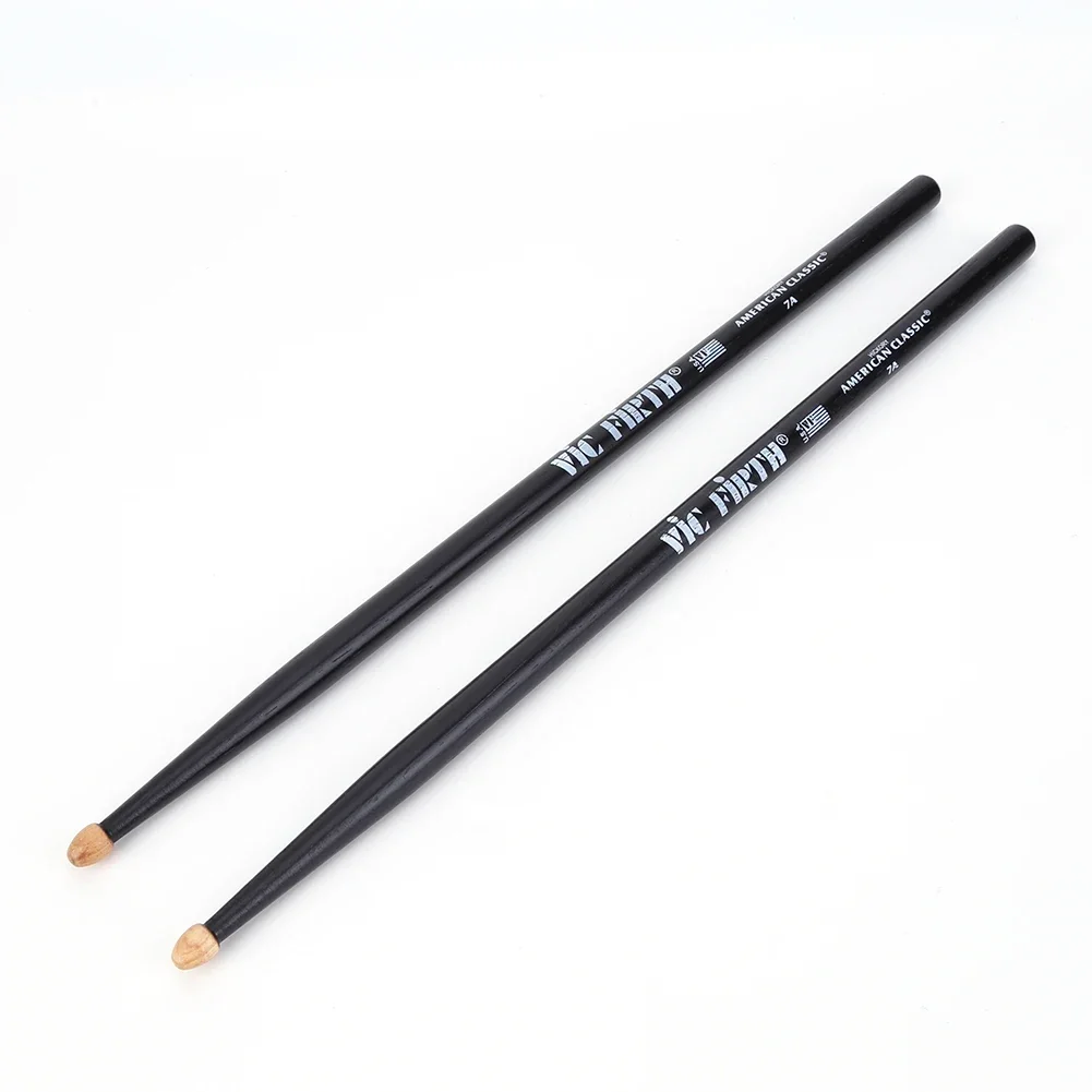 1 Pair 5A/7A Drumsticks Mallets Jazz Drum Sticks Consistent Weight and Pitch American Hickory Drumsticks for Electronic Drums