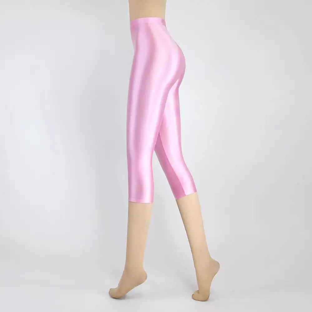 77cm Length Summer Spring Sexy Women Seventh-Length Leggings Casual Plus Size High Waist Tight Shorts Bottoms