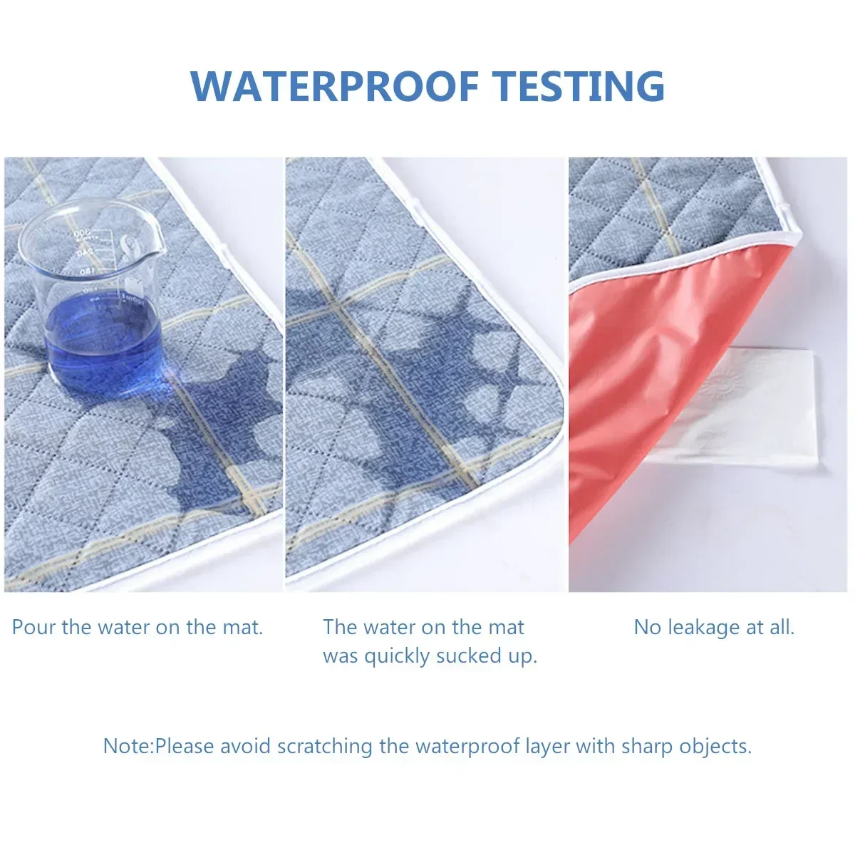 Waterproof Changing Pad Bedsheet Cover Urine Mat Reusable Adult Diaper Baby Nappy Diaper Washable Bed Protector Incontinence Pad 5