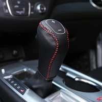 My Good Car  Leather Car Gear Head Shift Knob Protection Cover Case For Chevrolet Chevy Equinox 2016-2021 1