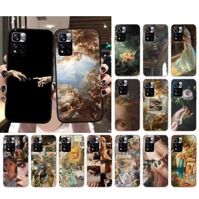 

Phone Case For Xiaomi Redmi note 13 12 Pro 11S 11 10 Pro 10S 12S Redmi 10 10C 9C 13C Renaissance art Painting Case