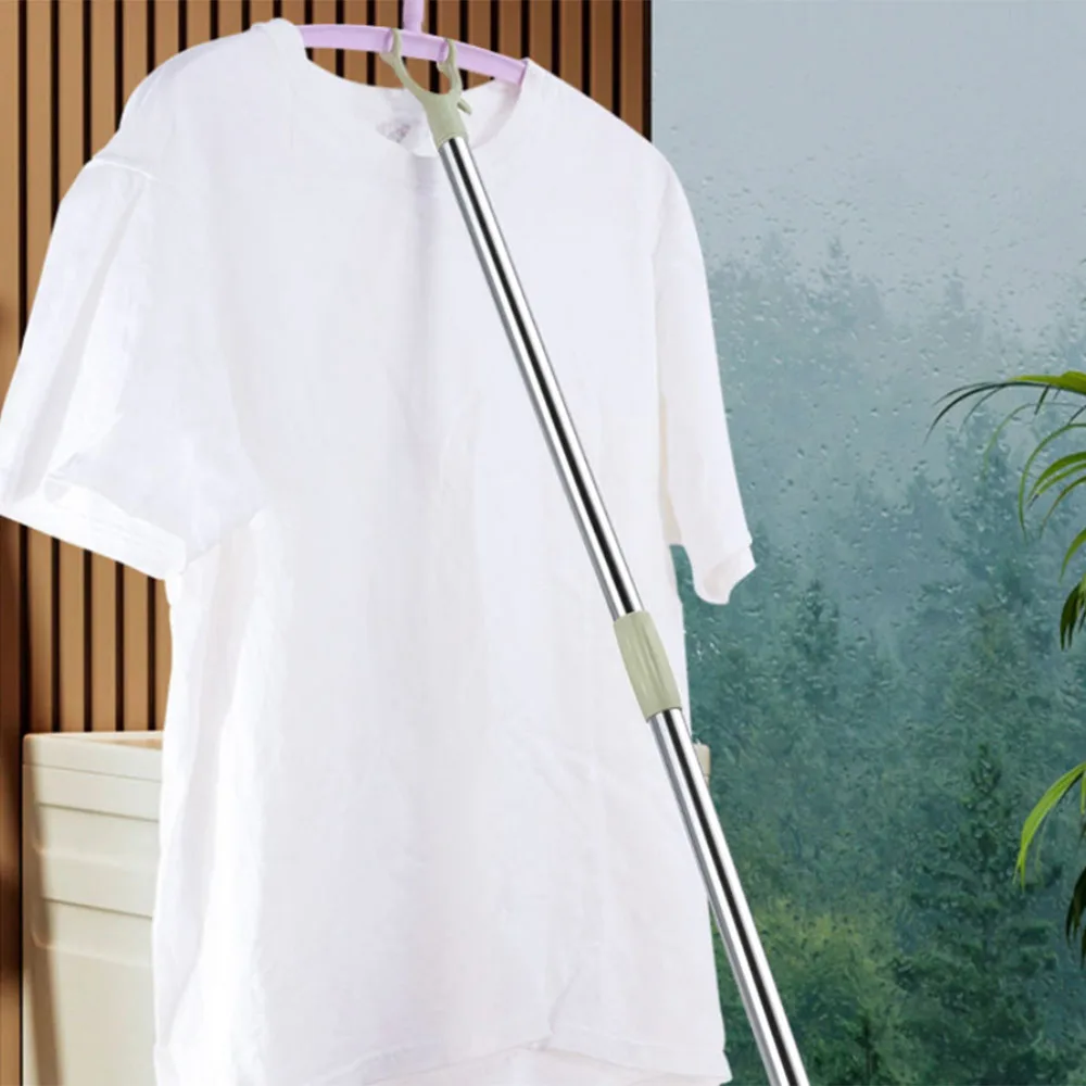 55/95/135cm, 옷걸이봉 포크, 옷걸이봉 후크, 길이 조절 가능, 건조봉, 옷걸이봉, 공간 절약형 옷걸이봉
