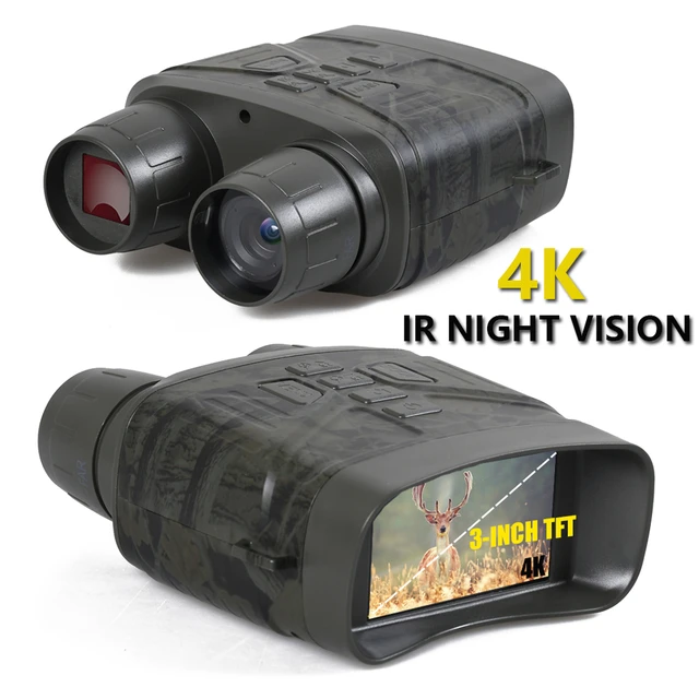  Visión nocturna monocular, HD Digital cámara infrarroja alcance  0.236x1.969 in con 1.5 pulgadas TFT LCD equipo de caza de alta potencia  toma 5mp foto 720 video hasta 350m/1150ft distancia de detección 