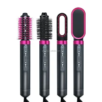 Professional One Step 4 in 1 Cold Hot Blast Button Ionic Hair Brush Dryer Negative Ion Salon Hot Air Brush 1