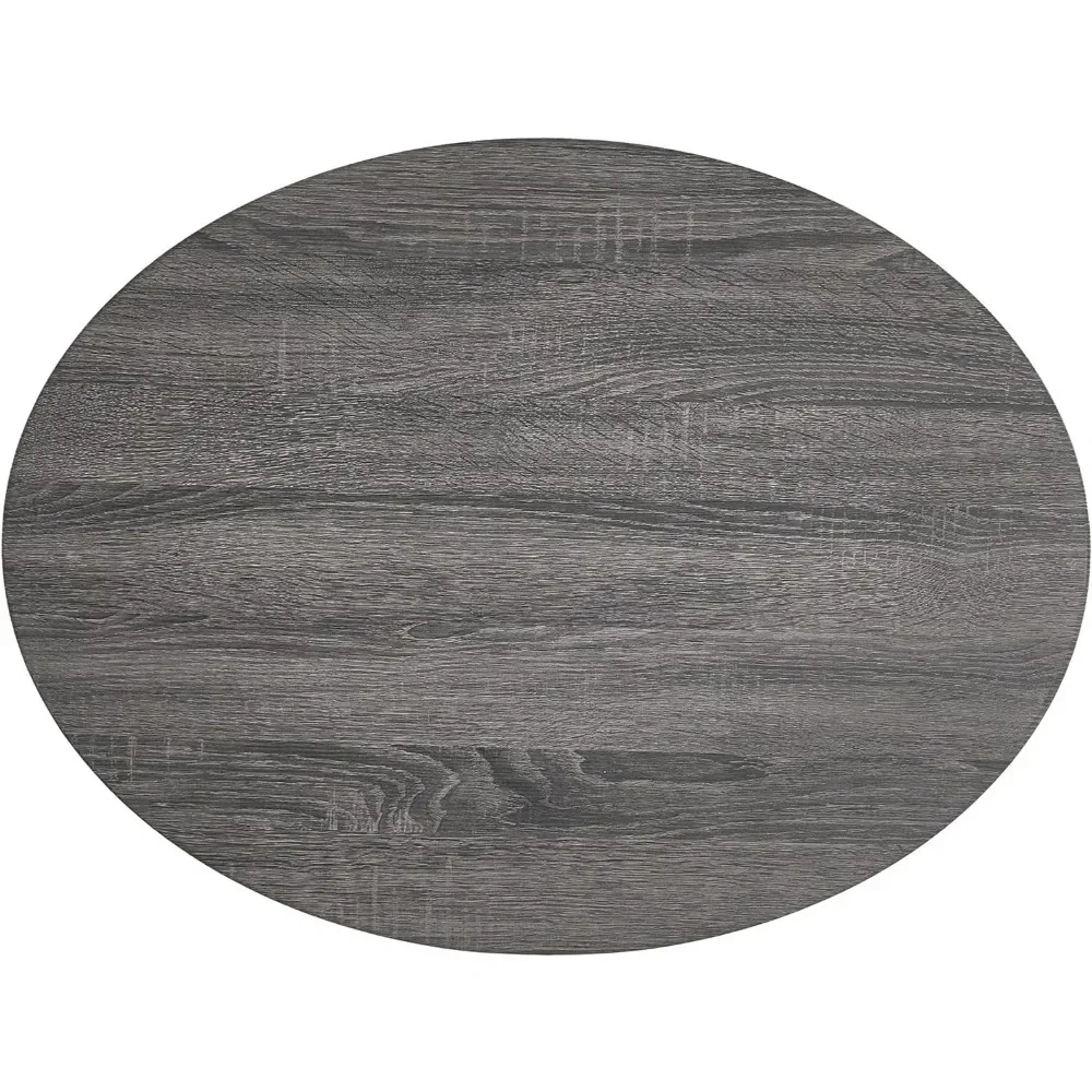 Rotatable Tea and Coffee Tables for Living Room, Small Oval Mod, Center Table, Salon End of Tables, Dining Room Chairs, Black