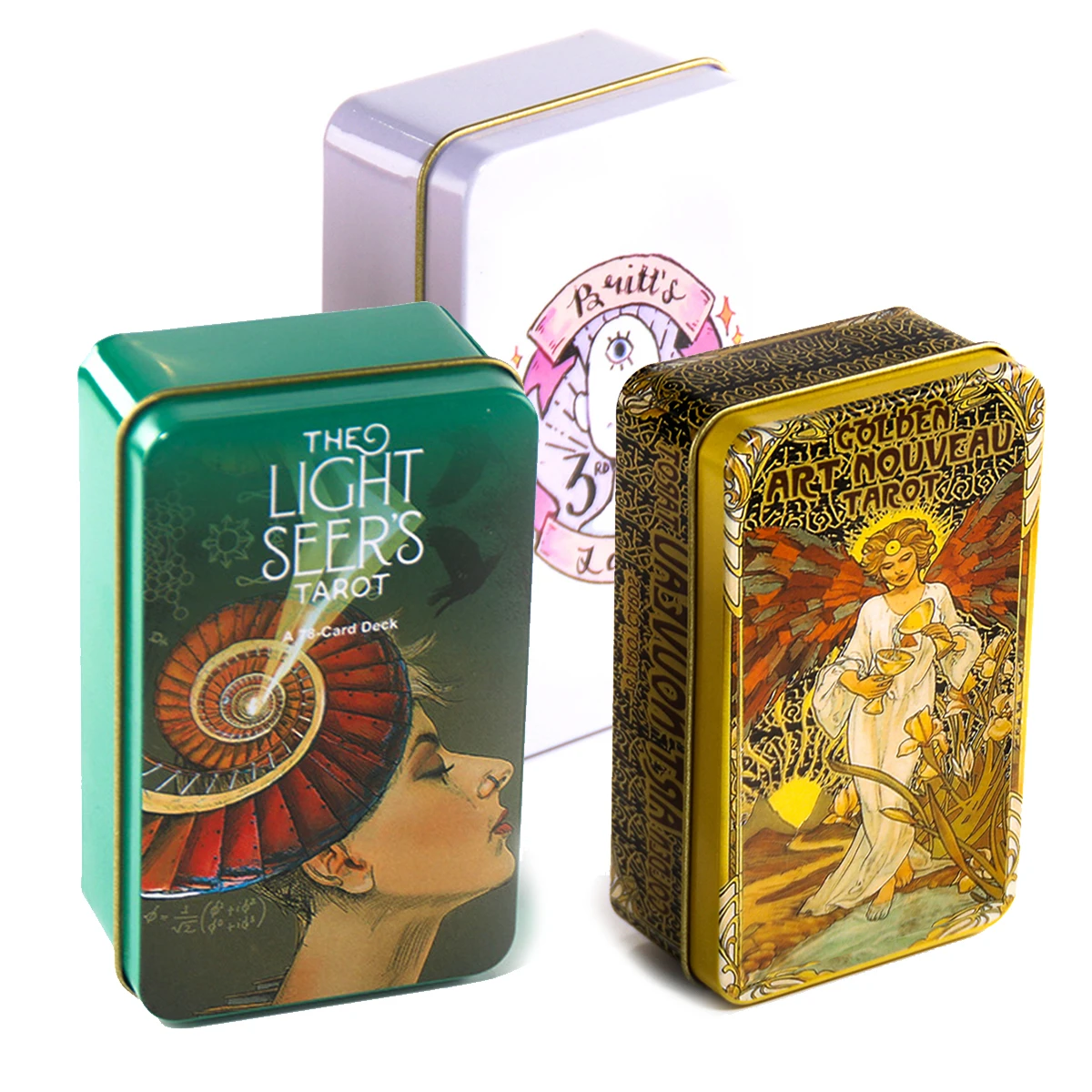 

Thirty EYE Tarot Light Seers Tarot Cards Oracle Deck Games Golden Artnouveau Tarot Classic Tarot