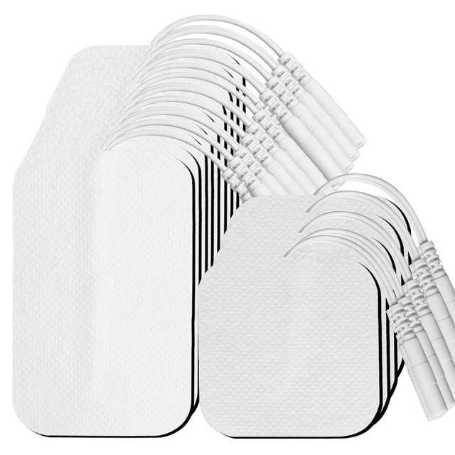 10/20pcs Tens Muscle Electrostimulator Patches EMS Body Massager Low  Frequency Therapy Pads Physiotherapy Electrodes
