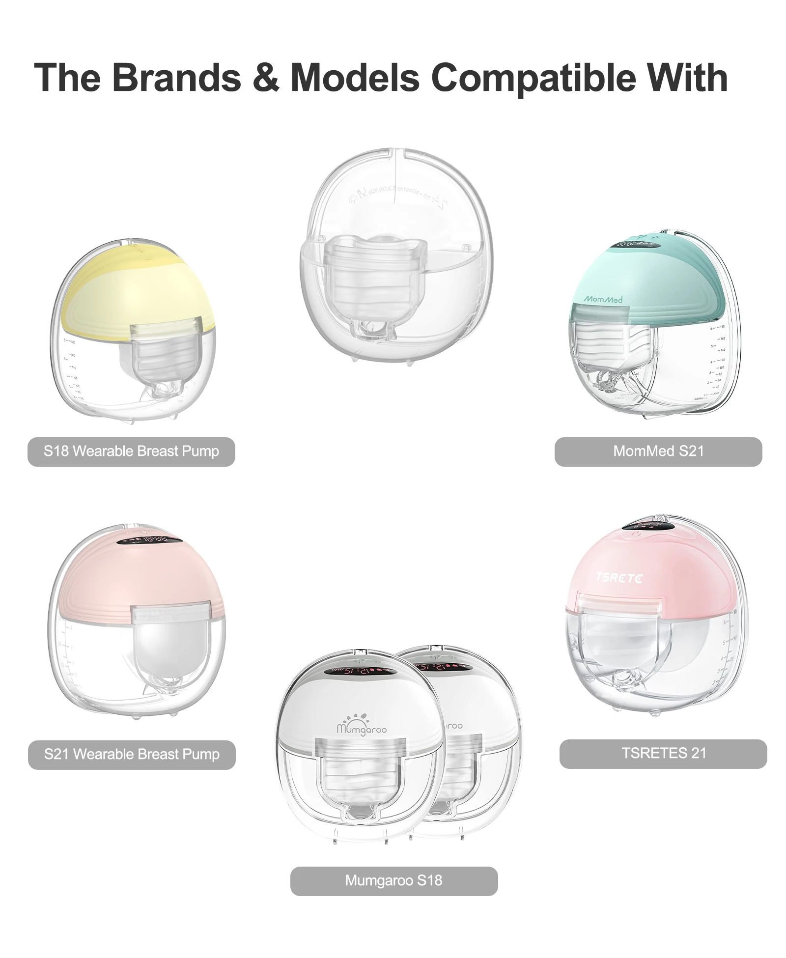 Wearable Breast Pump Breast Milk Milking Machine Hands Free Breast Pump for s18 s21 Breast Pump Milk Collector for Breastfeeding 6