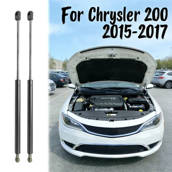 2 Pezzi Supporti Ammortizzatori a Gas per Cofano Anteriore Auto, Accessori Auto per Chrysler 200 2015 2016 2017