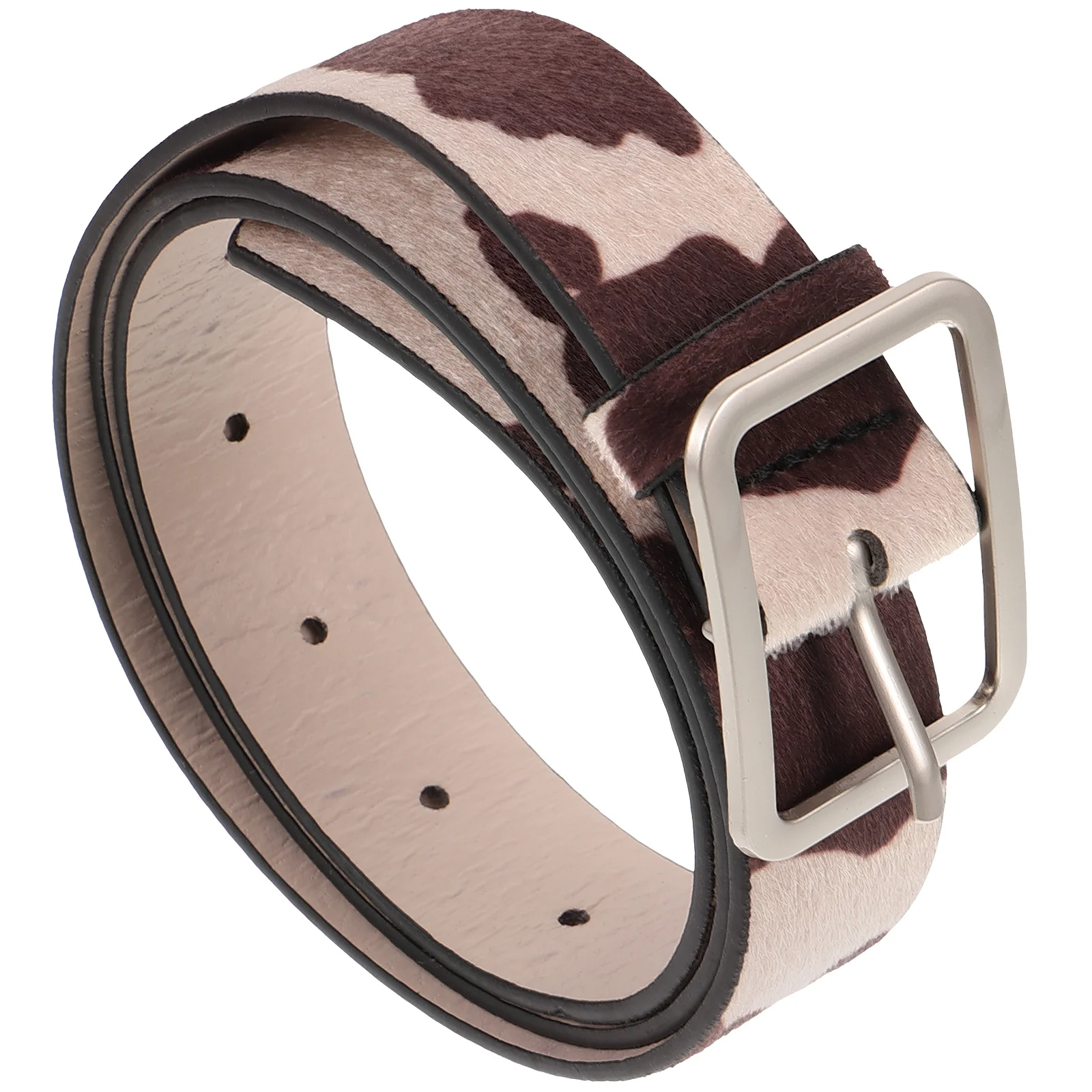 

Cow Pu Belt Cowgirl Pants for Women Jeans Western Belts Print Animal Woman