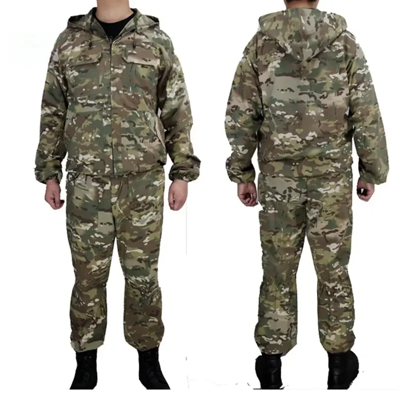 KMX Combat Suit Set for Russian Outdoor Hunting Breathable Cover Coat Summer Camouflage Hunting Combat Suit EMR MC SSO MOX KMX 2