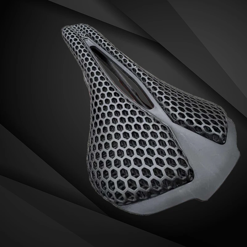 Carbon 3D Printed Bike Saddle Ultralight Mtb Road Racing 156G Ergonomic Shockproof Cycling Seat Comfort Bicycle Accessories
