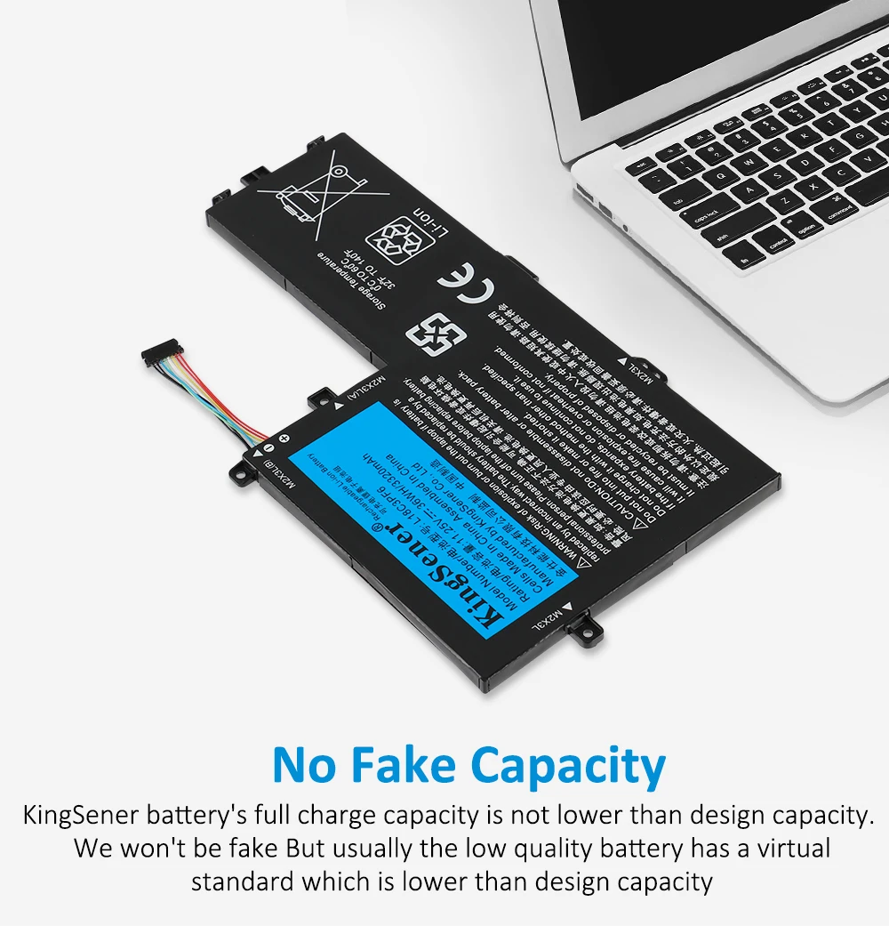 KingSener-Bateria do portátil para Lenovo IdeaPad, L18C3PF7,