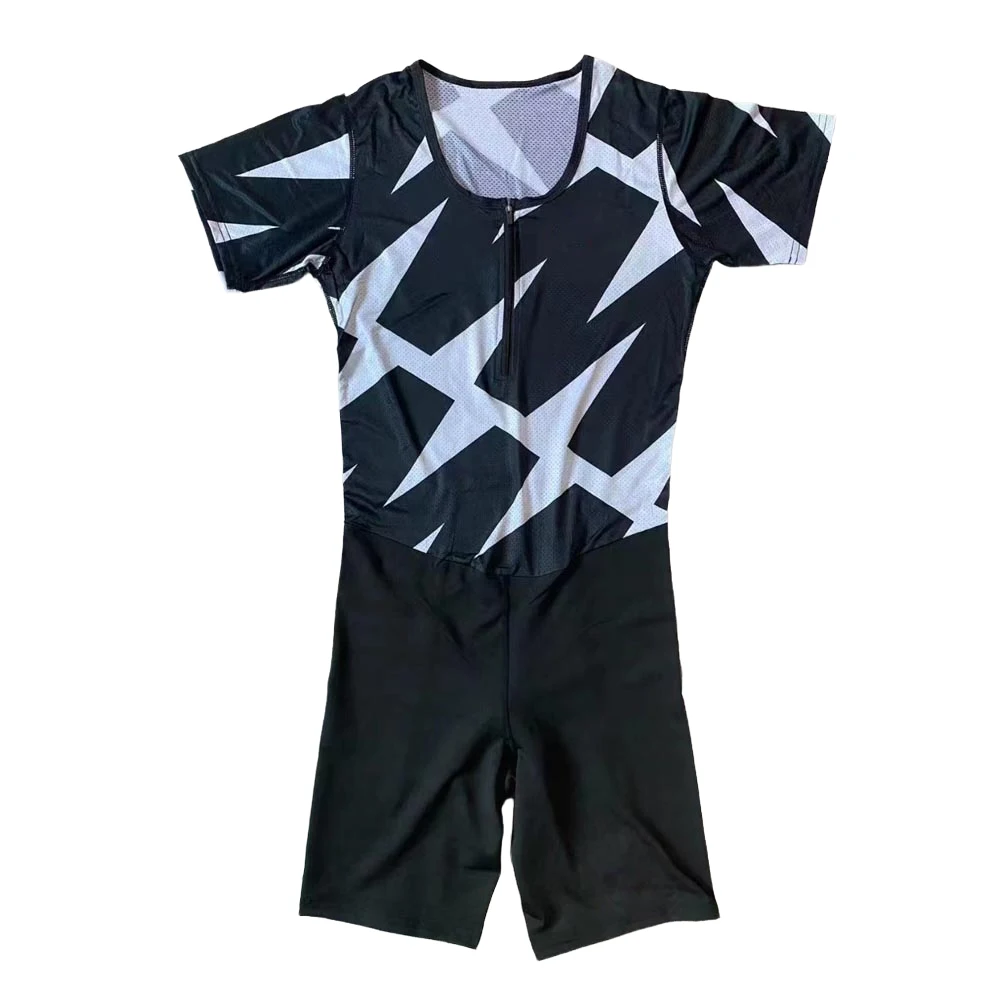 Men One-piece Suit Track and Field Suit Marathon T-shirt Man Elite Leggings Sports Shorts Fast Running Speedsuit Middle Pants sports shorts sports leggings compression pants