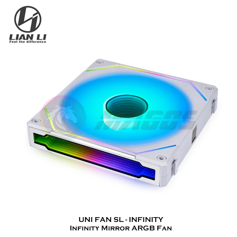 Lian li Sl140 Infinity Argb Espelho Ventilador de Refrigeração de Água Clutter- para Computador Case & Radiator Slin140 - Imagem 3
