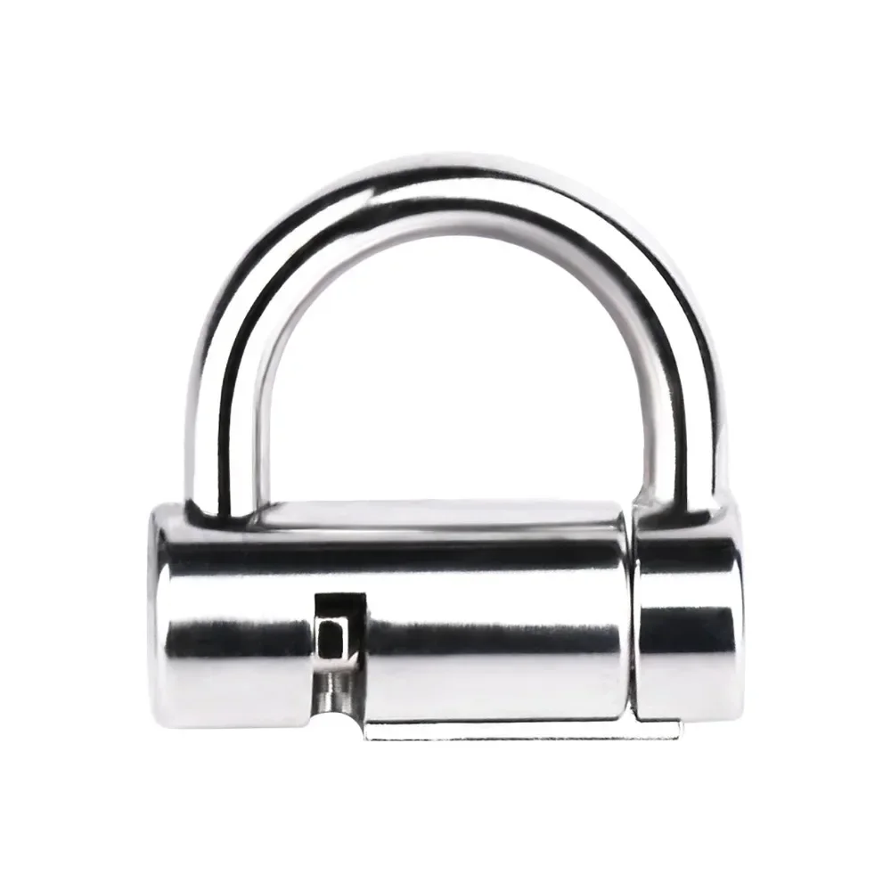 3/4/5mm Male PA Glans Piercing Lock Stainless Steel D Ring Chastity Device Female Clitoris Lock Penis Restraint Couple Sex Toys