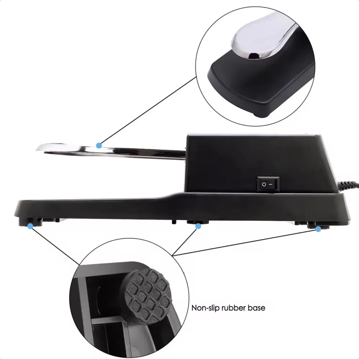 New Sustain Pedal Anti-Slip with Polarity MIDI Keyboard Synth Digital Pianos Electronic Drum Piano