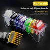 8pcs/10pcs universal hair clipper limit comb guide attachment set for wahl clippers hair clipper combs hair cutting guide comb 2
