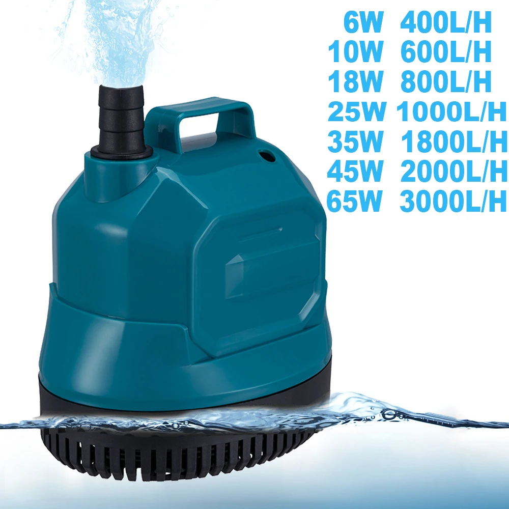 6/10/18/25/45/65w Submersible Water Pump 220v Water Change Pump