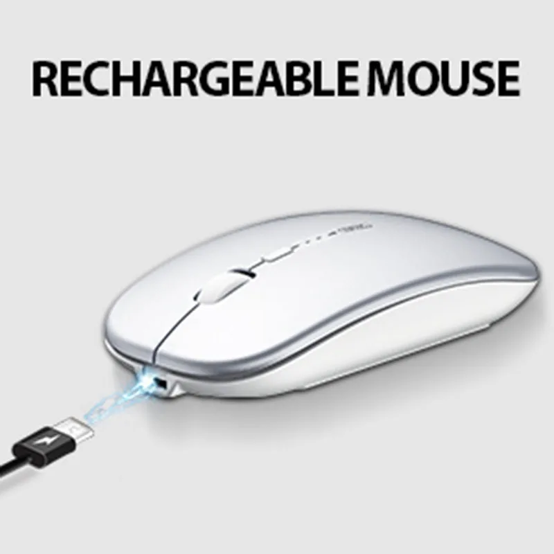 Wireless Mouse INPHIC M1P Rechargeable 2.4G Ultra Thin Portable Office Laptop Home