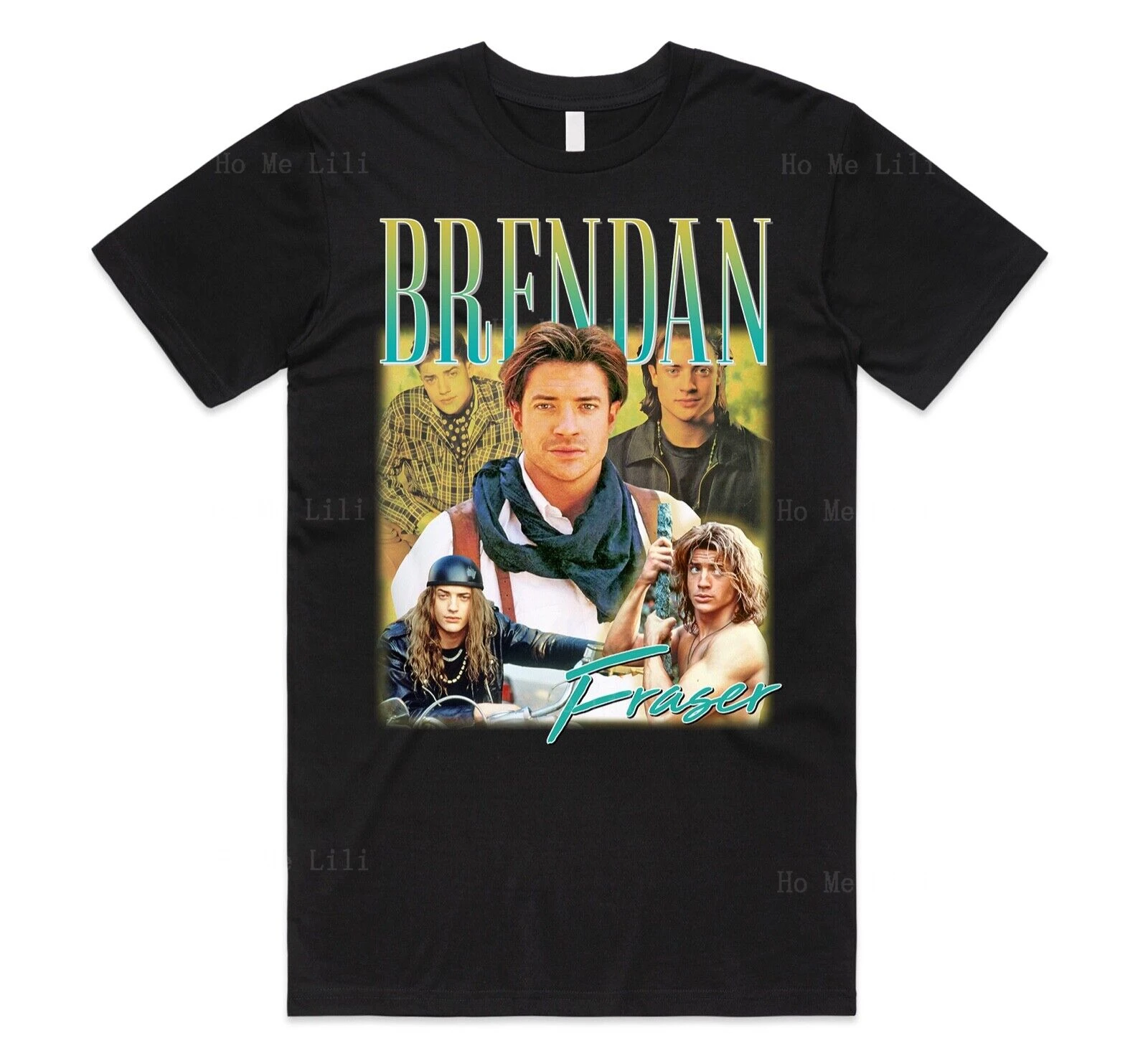 Maglietta Personalizzata Brendan Fraser Omage Movie Icon Retro 90'S Gift