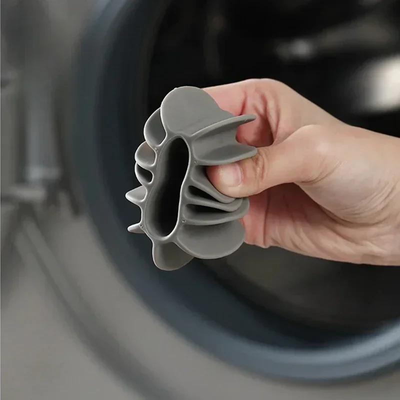 Silicone Laundry Ball Clothes Stain Removal and Knot Prevention Cleaning Tool Reusable Pet Hair Remover Laundry Ball