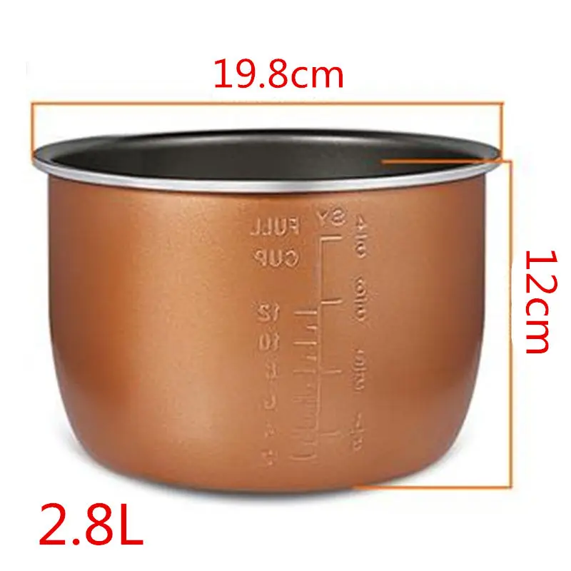 2.8L Electric Pressure Cooker Liner pressure cooker inner bowl Multicooker Bowl Liter Non-stick Pan Double SprayThickening