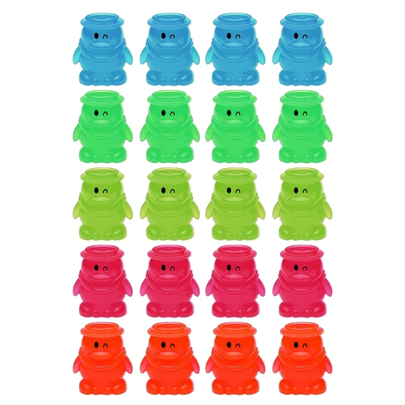 

4pcs Fun Safety Caps Fluorescent Stem Caps for Car Motorcycles Electric Vehicles Dropship