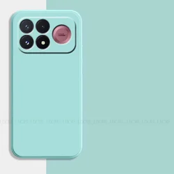 Cover protettivo in silicone liquido rinforzato per Poco F9 Ultra - Protezione posteriore in TPU morbido