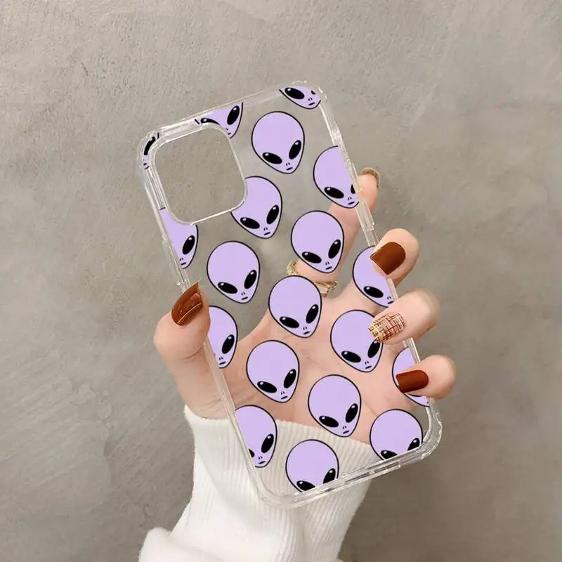 Aesthetics Cartoon Alien Space Phone Case