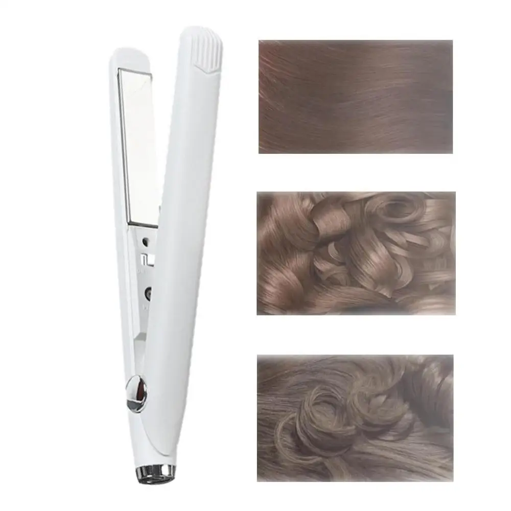 Description Picture 6 of itemMini Dual Purpose Cordless Curling Iron USB Rechargeable 2 In 1 Hair Straightener Mini Hair Curler Hair Styling Tool For Women