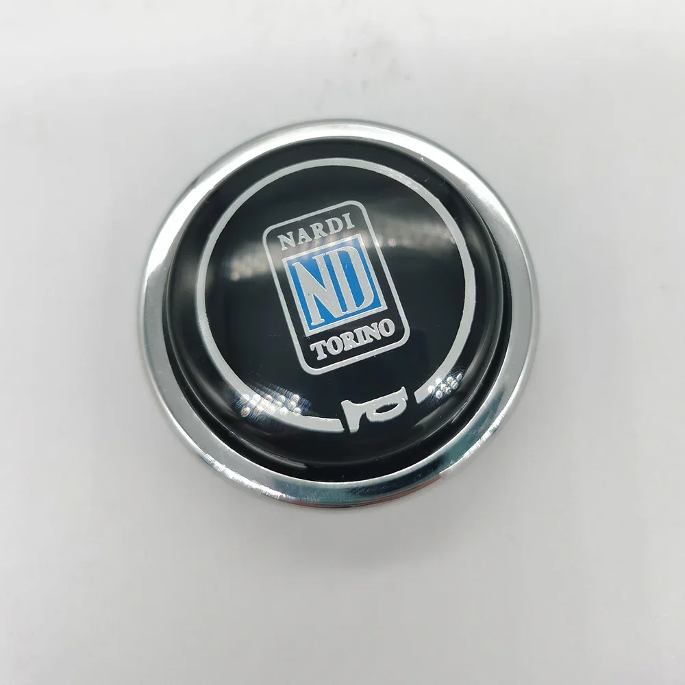 Steering Wheel Cover Universal ND Horn Cover Metal + Plastic Modified Car Horn Button Racing Car Steering Wheel Cover