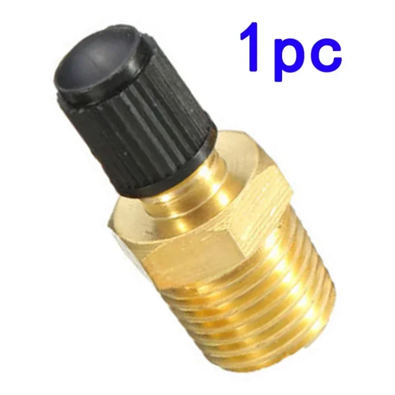 2 Valvole Adattatore Da 1/4 NPT A Schrader In Ottone – Per Serbatoi Compressore D'Aria, Pressione Max 300 PSIG