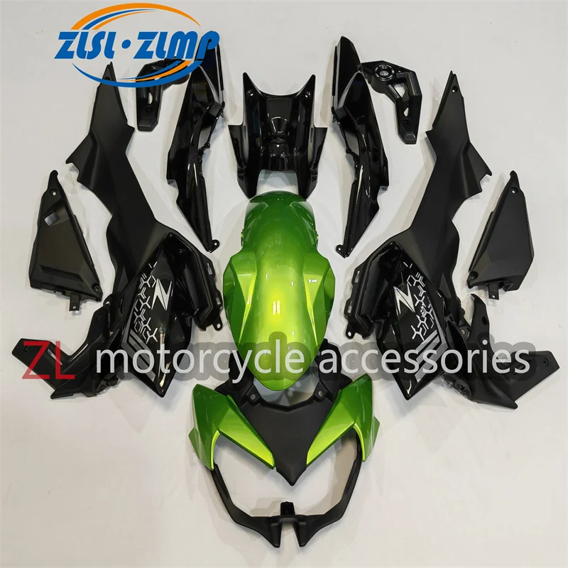 

For Kawasaki Z650 2020 2021 2022 2023 ABS injection molding Motorcycle fairing whole body kit decoration kit Z 650 black Green
