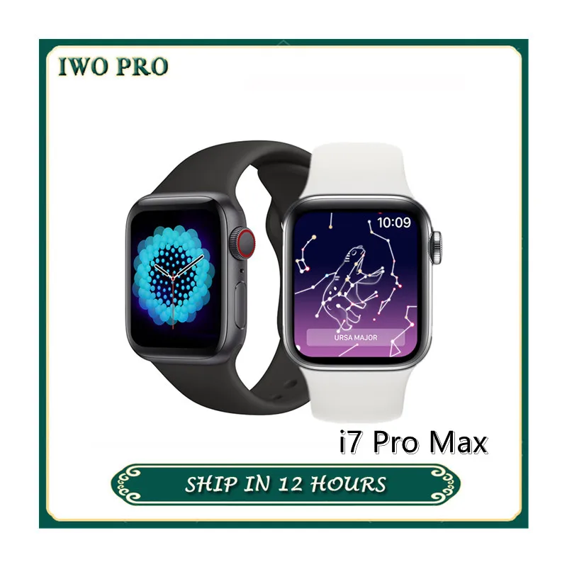 Новинка умные часы IWO 14 серии 7 новинка i7 PRO MAX Bluetooth пульсометр IP67