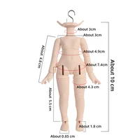 1/12bjd Body Animal Body Cat Bear Ball Joint Body Eplacement Hand Joint Body Accessories For UF Doll, OB11, GSC, NendoroidsHead 2