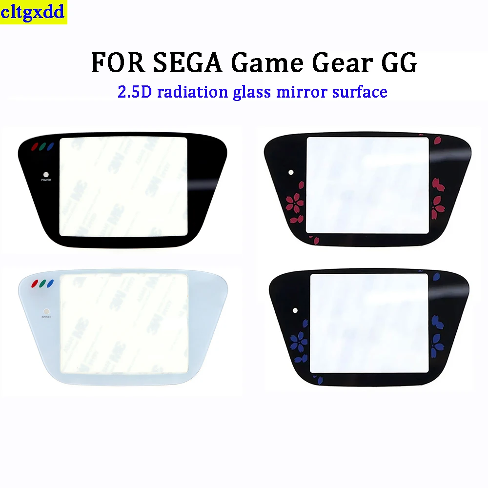

Cltgxdd 1piece FOR Sega Game Gear GG console glass plastic lens screen lens protective cover panel replacement