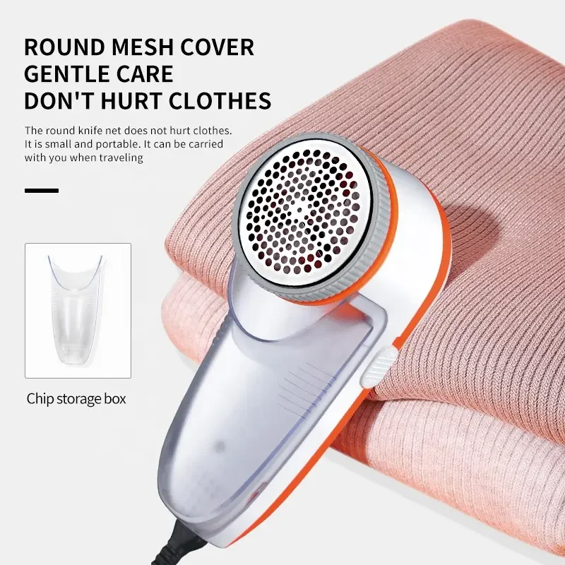 Kemei Wool Ball Tnimmer For Clothing Led Small Portable Three Knife Net Electric Lint Remover Sweater Dress Clothes Shaver