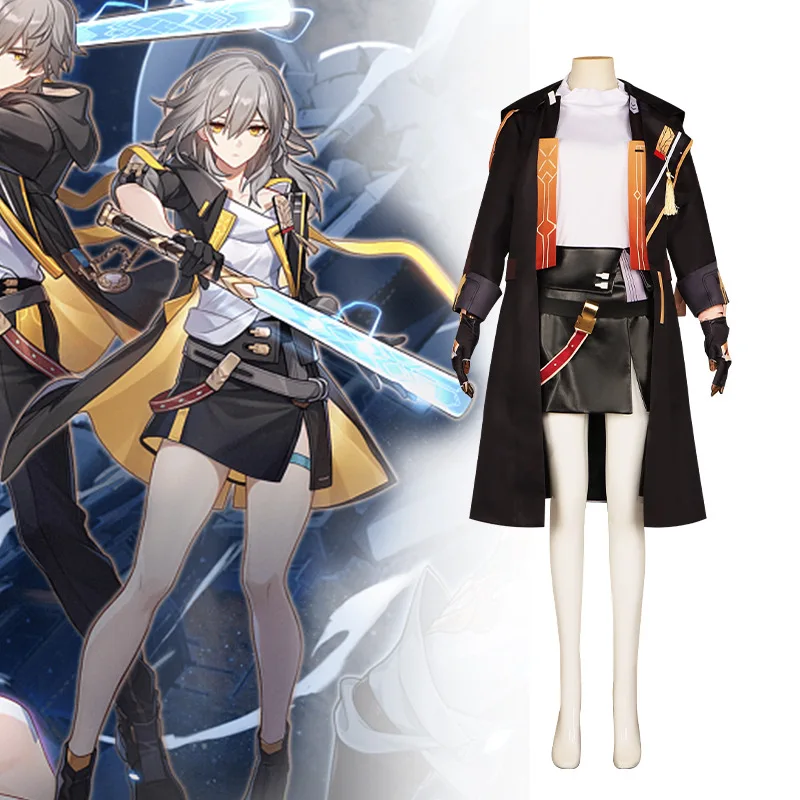 

Anime Honkai Cosplay Costume Collapse Star Dome Railway Planetarium Womens Uniform Halloween Carnival Costume