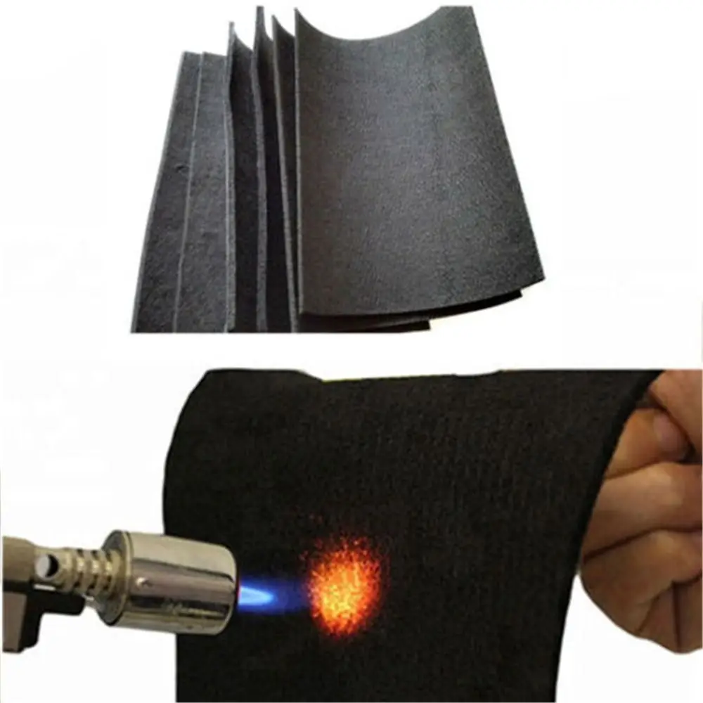 Welding Protective Blanket Fire Blanket Fiberglass Fire Blanket Practical Graphite Carbon Felt Useful Carbon Fiber Protective Sheet Welding Protective Blanket Torch Shield Pack Fire Protection