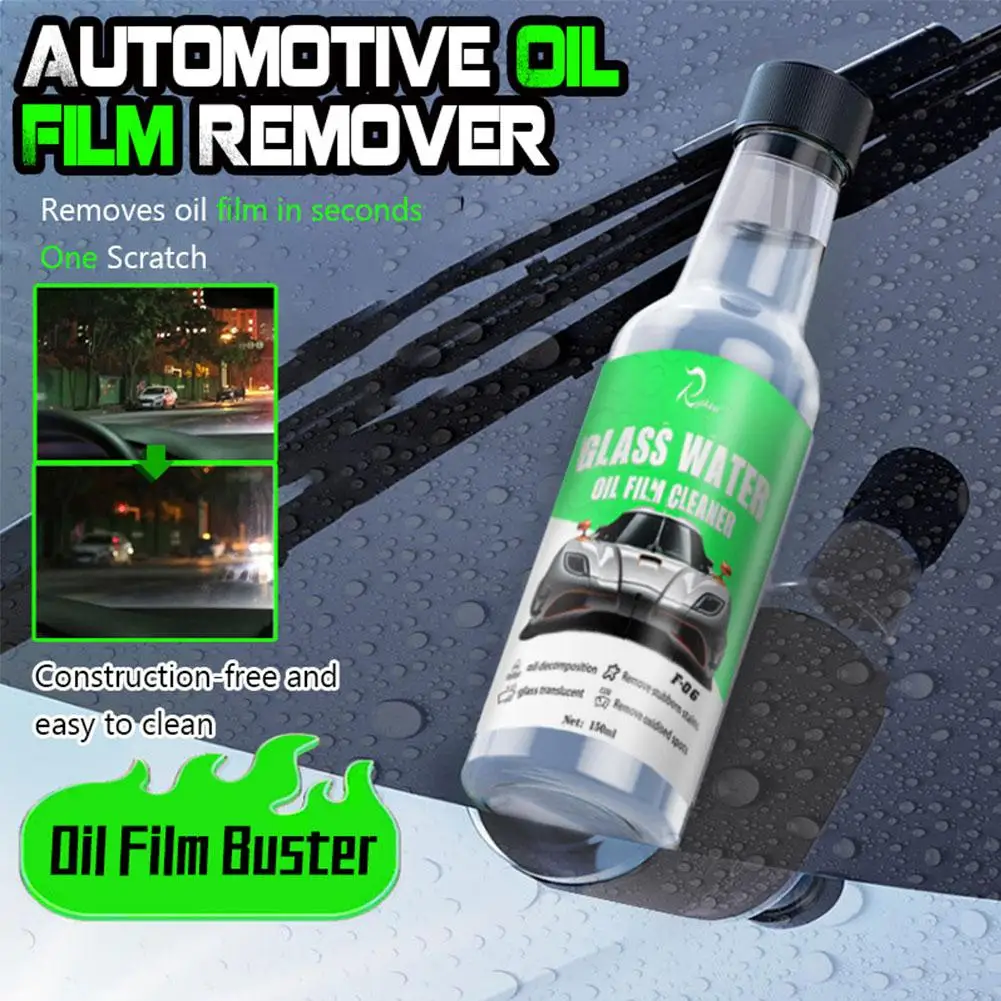 Car Front Oil Film Remover Sticky Residue Remover Wall Sticker Glue Removal Car Glass Label Cleaner Adhesive Glue Spray All