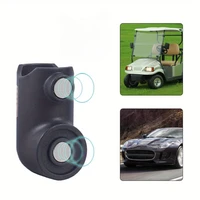 1pc Magnetic Cigar Clip Golf Cart Cigar Holder Portable Plastic Cigar Holder Clip Travel Smoke Groove Random Color Smoking Tool 1