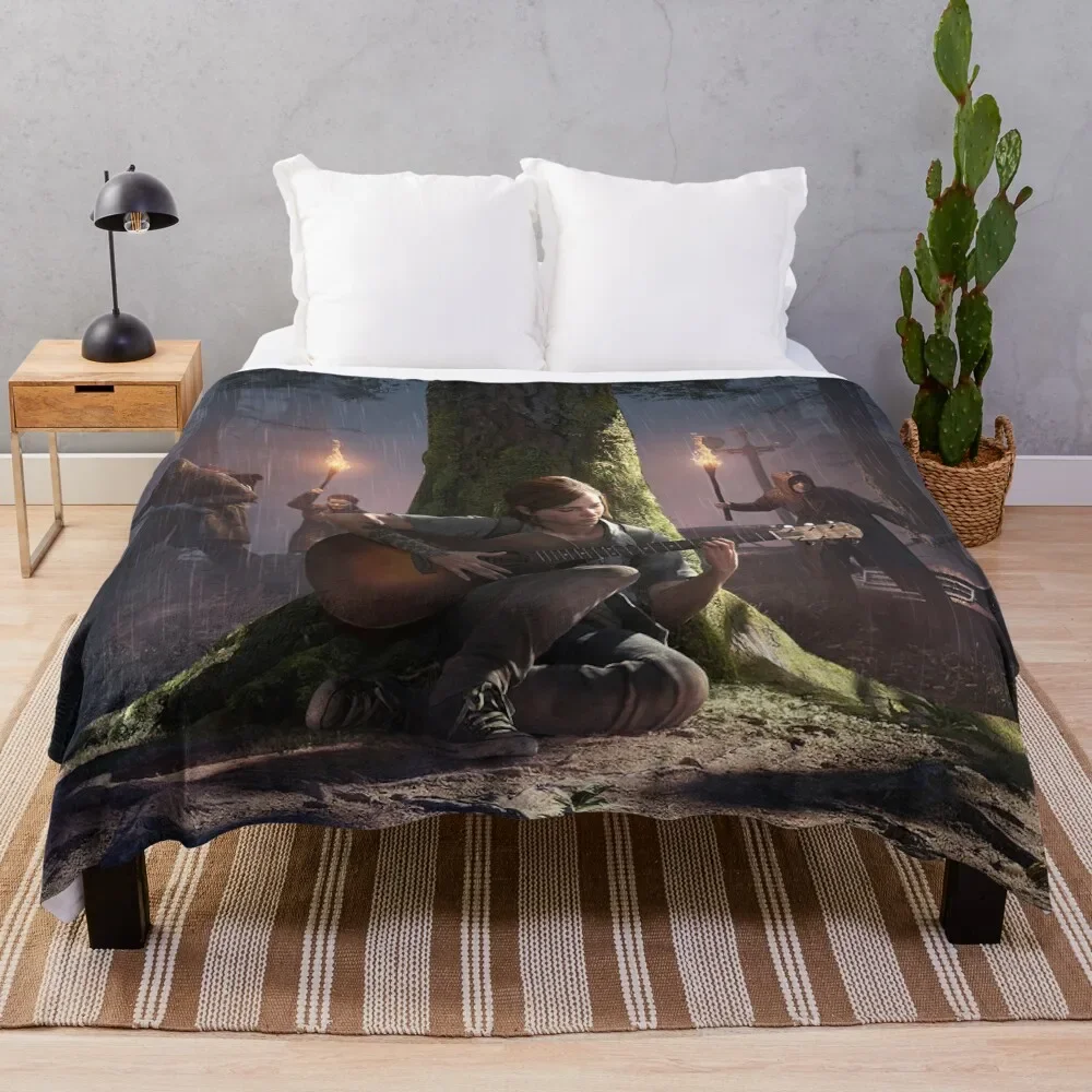 L'Ultimo Di Noi Parte 2 Coperta Da Picnic Per Coperte Morbide Vintage Per Bambini