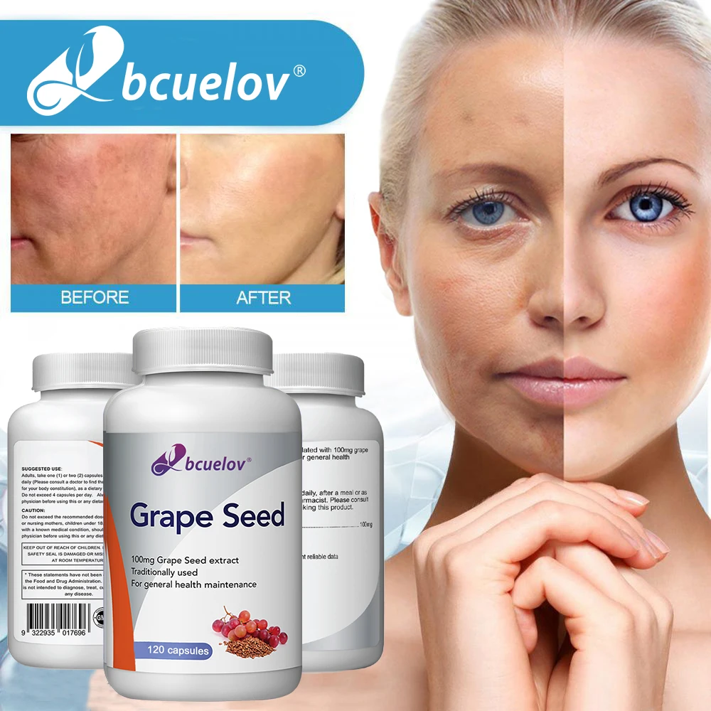 Grape Seed Extract Promotes Skin Health, Antiaging, Great For Blood