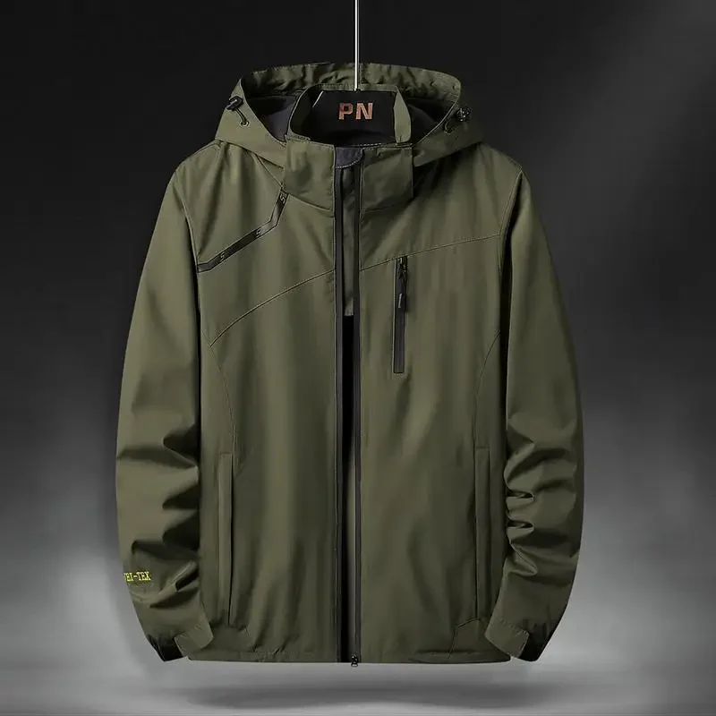Waterproof Jackets Windbreaker Men Plus Size 45-130kg 5XL 6XL 7XL Outdoor Windproof Rainproof Coat Big Size Jaqueta 점퍼 남자 Veste 4