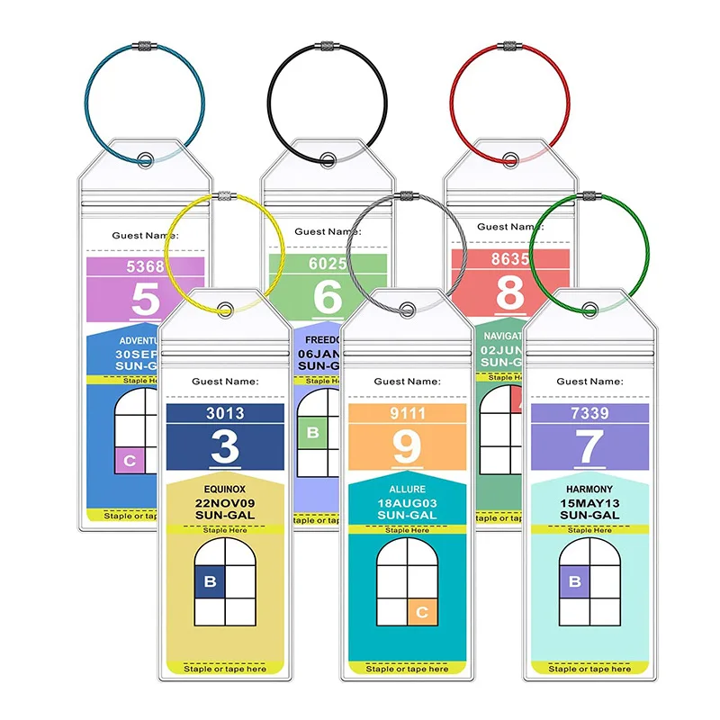 

10PCS/Set Men Women Luggage Tag Clear PVC Suitcase Address Label Baggage Boarding Tags Name ID Address Holder Travel Accessories