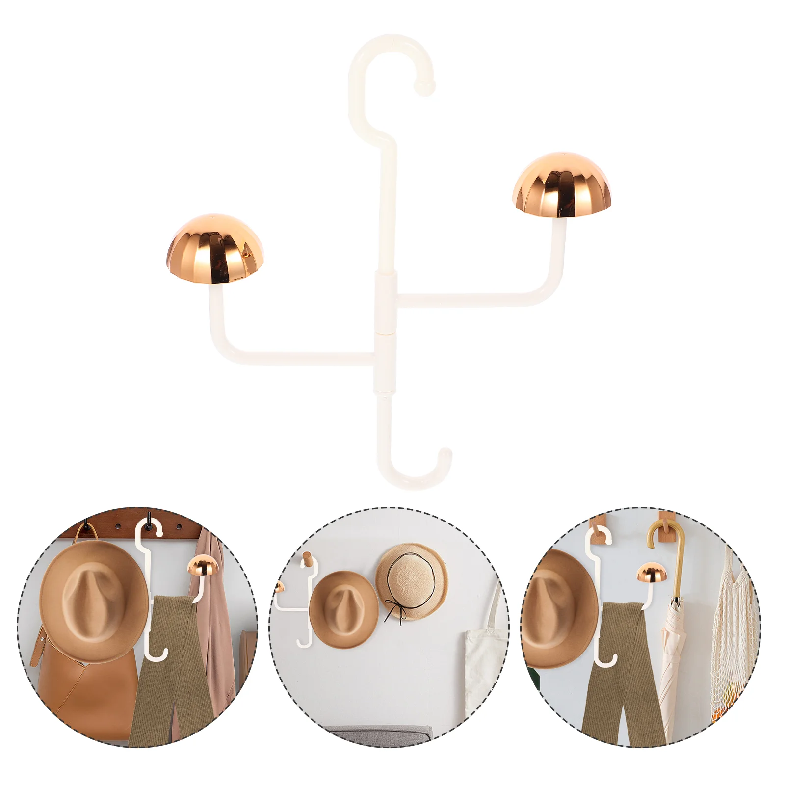 

2pcs Rotary Hanging Bag Hook Hanger Organizer Closet Hat Clothes Bags Hangers Clothes Hat Bags Rack