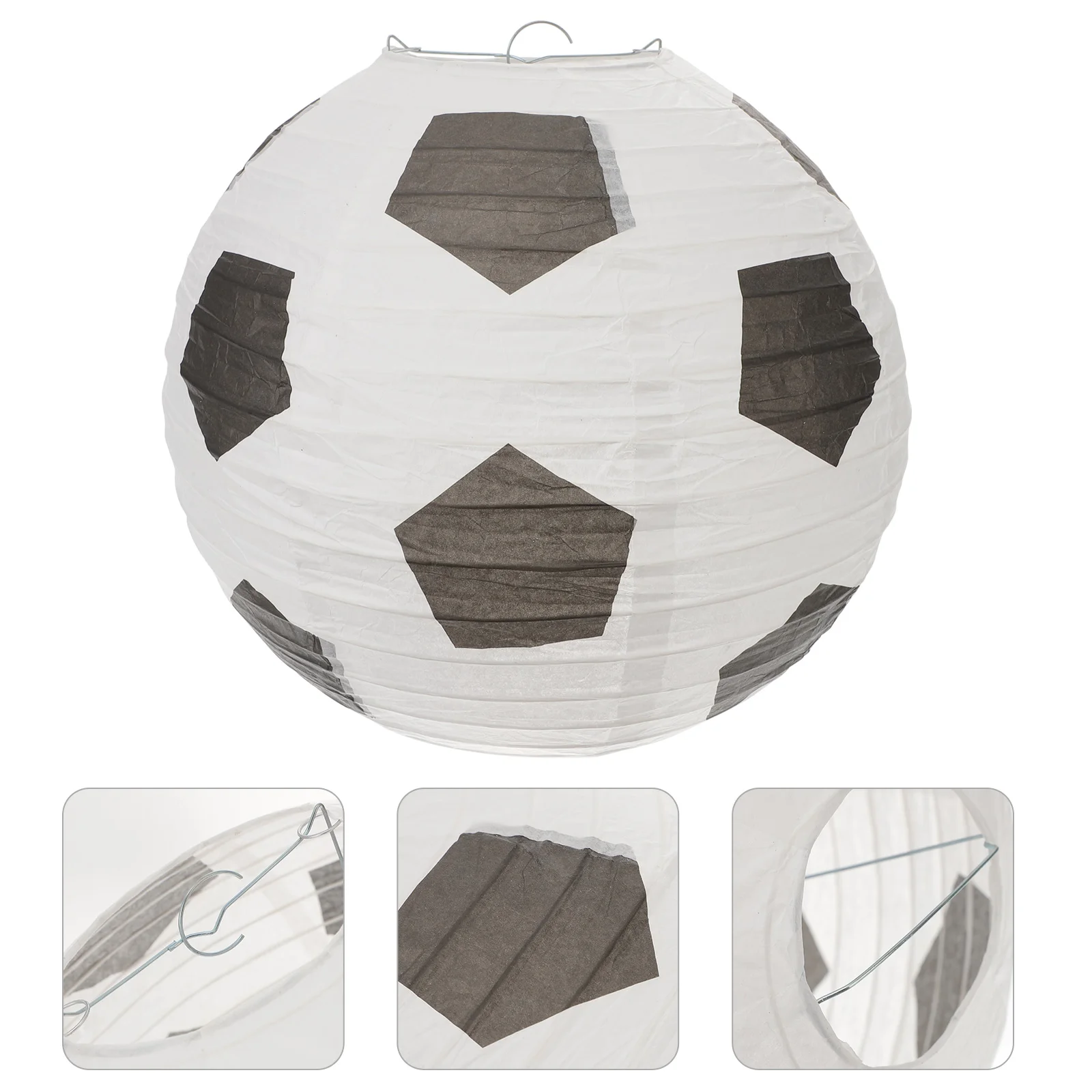 

Lantern Paper Hanging Ball Lanterns Soccer Decorations Party Football Chinese Japanese Sports Cup Lamp Ceiling Decorative