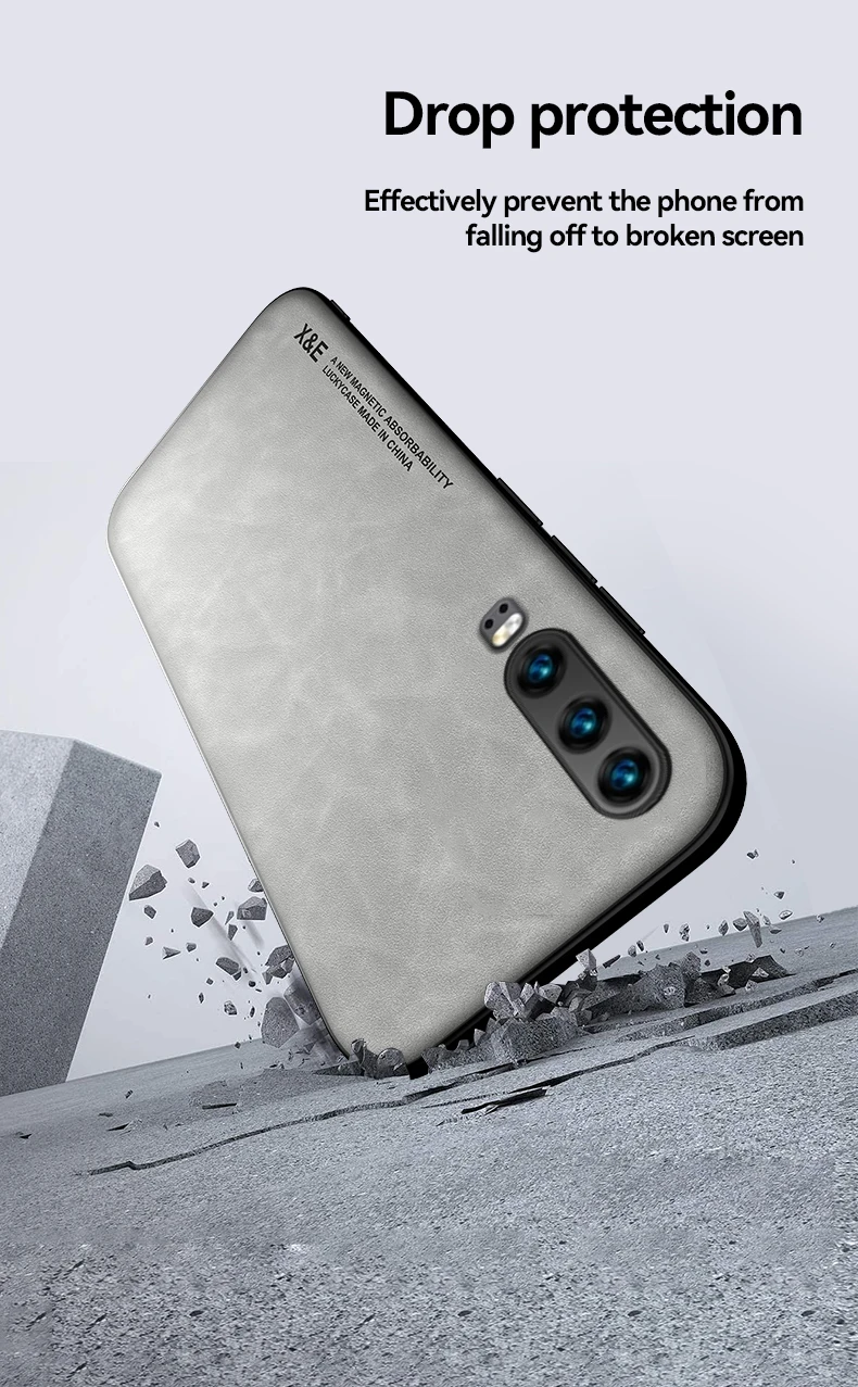 Luxury Leather Phone Case For Huawei Mate 20 30 40 Plus 20X P20 P30 P40 P50 Lite Pro Nova 4E 5 6 7 9 10 SE 5G Silicone C_voghion.com